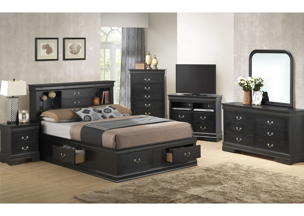Black King Bedroom Sets / Cambell Black 7 Pc King Bedroom Package
